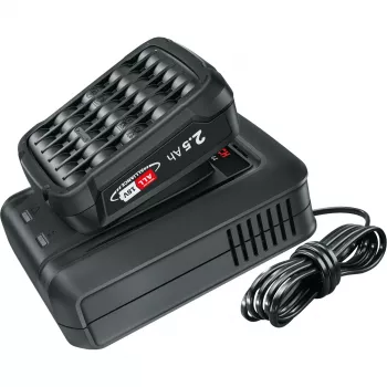 Batteria Starter-Set 18V 1x 2,5Ah + caricabatterie rapido AL 18V-44 (nero, batteria ricaricabile agli ioni di litio 2,5Ah, POWER FOR ALL ALLIANCE)