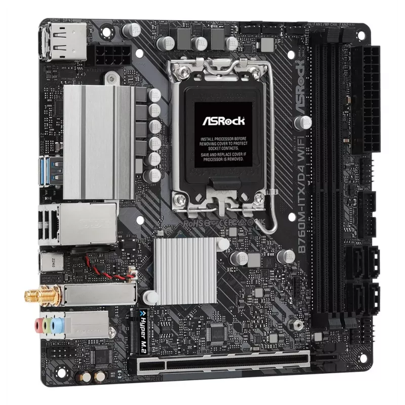 Scheda madre ASRock B760M-ITX/D4 WiFi Intel B760 LGA 1700 mini ITX