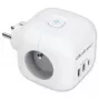 Ciabatta QOLTEC 52548 con 3× prese AC e porta USB