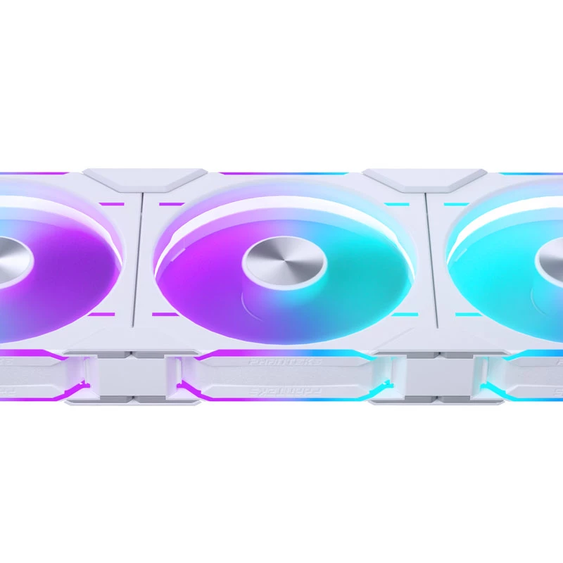 Phanteks D30-140 PWM Reverse Airflow D-RGB ventola per case PH-F140D30R_DRGB_PWM_WT01, 140 mm, bianca