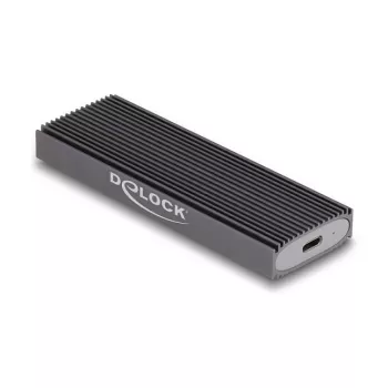 Case per SSD DeLOCK esterno USB Type-C combo per M.2 NVMe PCIe o SATA SSD senza attrezzi