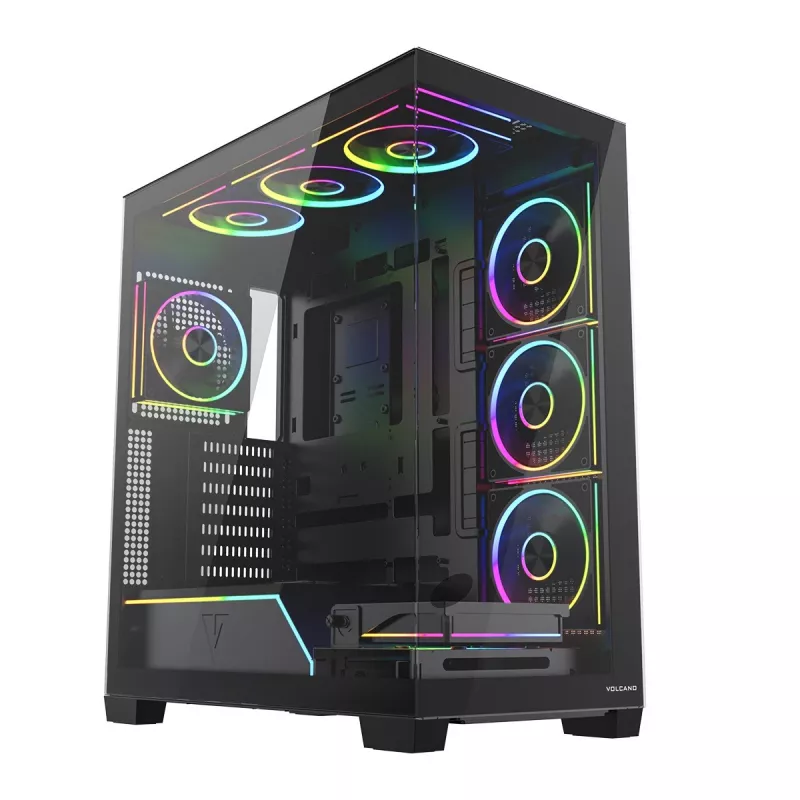 Modecom Volcano Stellar Plus ARGB Midi 8F nero