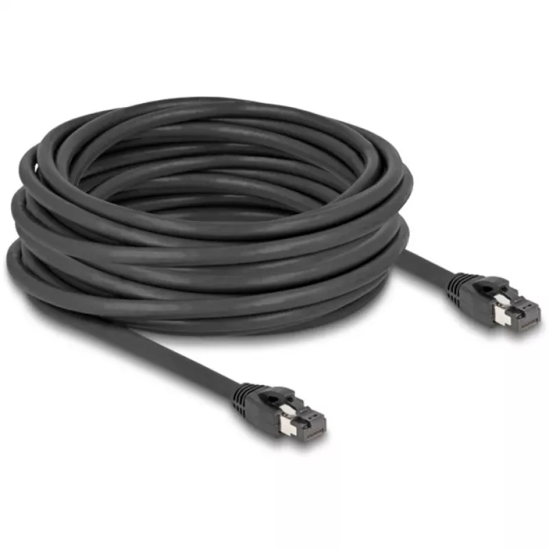 Cavo di rete DeLOCK RJ45 Cat.8.1 10 m nero