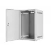Lanberg WF10-2309-00S Armadio rack a parete da 10 pollici 9U, grigio, porta in metallo, 280x310 mm