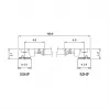 Delock 89607 cavo antenna, da MHF a MHF, 10 cm, nero