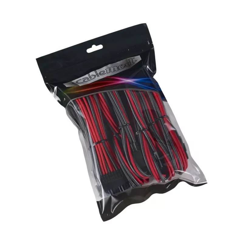 Cavo di alimentazione interno CableMod CM-PCAB-BKIT-NKCR-3PK-R carbon red