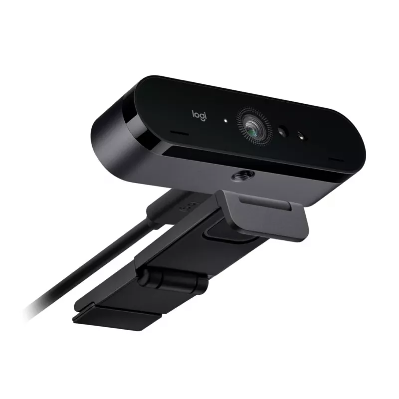 Logitech BRIO 4K Ultra HD Pro webcam 960-001106, 4096x2160, HDR, RightLight 3, zoom digitale 5x, autofocus, USB 3.0 (USB-C), nera