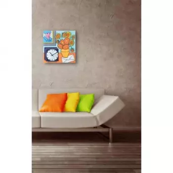 NeXtime orologio 8170 Go van Go, 43x43 cm, da parete, multicolore