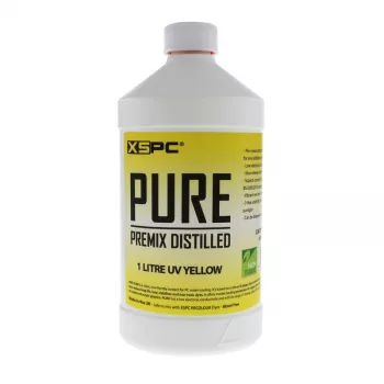 XSPC Pure Coolant, 1 litro - giallo, UV