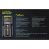 Caricabatterie Nitecore UM2 batterie domestiche DC ioni di litio nichel-cadmio