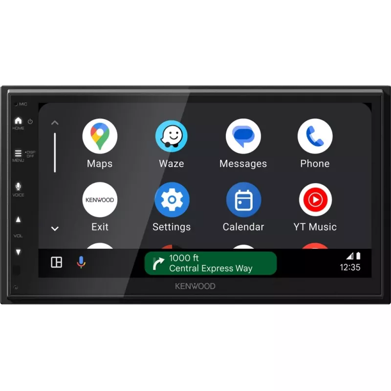 Moniceiver Double-DIN Kenwood con Android Auto, Apple CarPlay, sintonizzatore DAB+, ingresso per telecamera posteriore