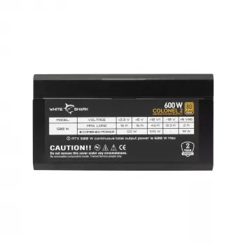 Alimentatore White Shark GPSU-B600S Colonel-2 600W