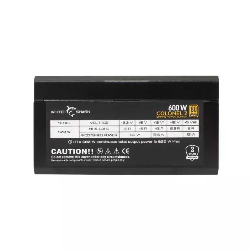 Alimentatore White Shark GPSU-B600S Colonel-2 600W