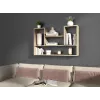 BILBAO 4P mensola pensile 100x16x60 cm rovere sonoma