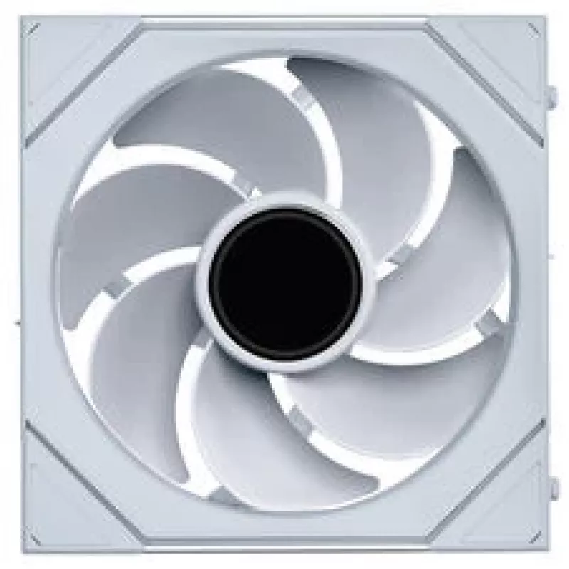 Ventola Lian Li UNI FAN SL-INF Wireless ARGB PWM Reverse Blade 140 mm, bianca