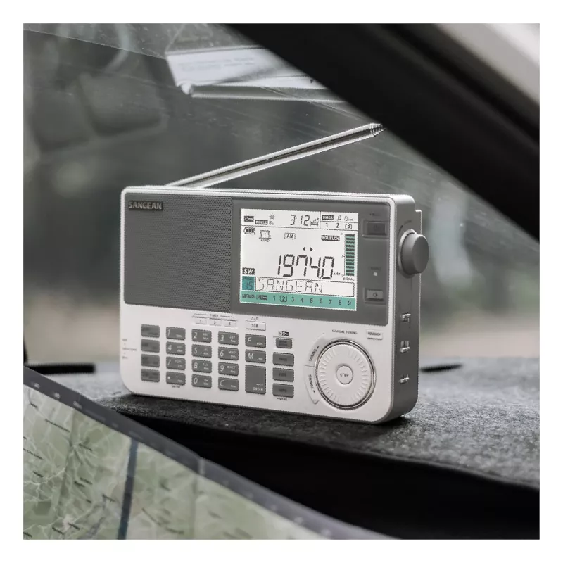 Radio portatile Sangean ATS-909 X2 — bianca — sintonizzatore digitale AM FM SW