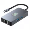 TB adattatore hub USB-C (7-in-1) HDMI USB SD/TF RJ45 (2500 Mbit/s) PD