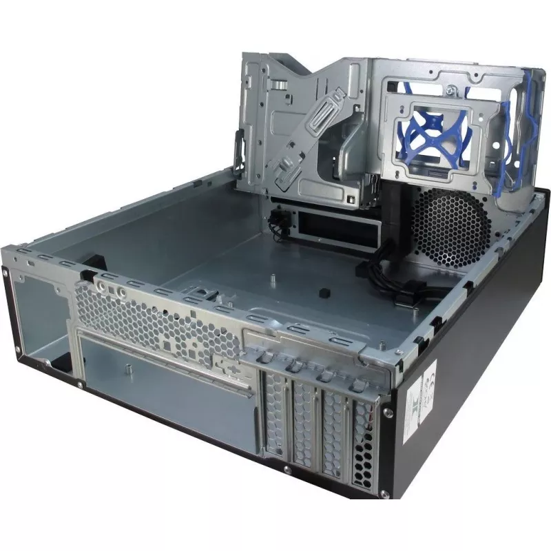 Inter-Tech IT-503 - SFF - Mini-ATX - senza alimentatore (TFX12V) - nero opaco - USB/audio (88881270)