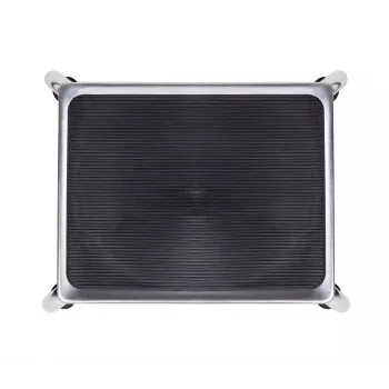 Gradino da bagno (sgabello da doccia) ActionMed SW200AM – nero, superficie e piedini antiscivolo, peso massimo utente 120 kg