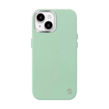 Custodia protettiva Joyroom PN-15F1 Starry per iPhone 15, verde, protezione quotidiana sottile
