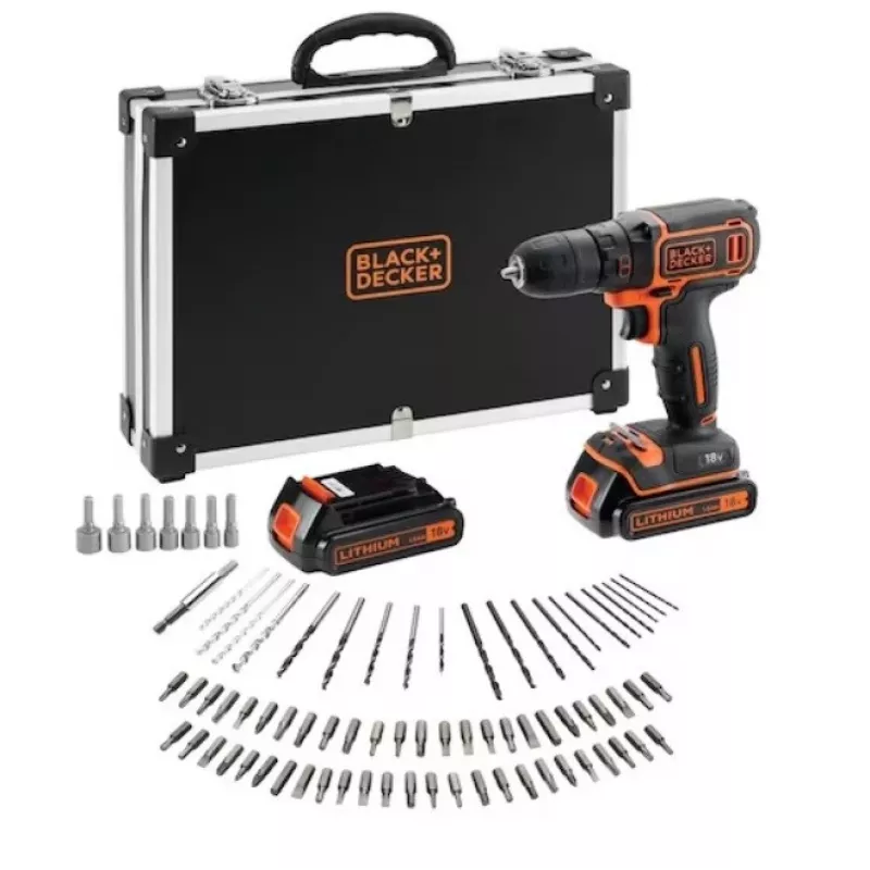 BLACK+DECKER 18V Trapano avvitatore BDCDC18BAFC-QW