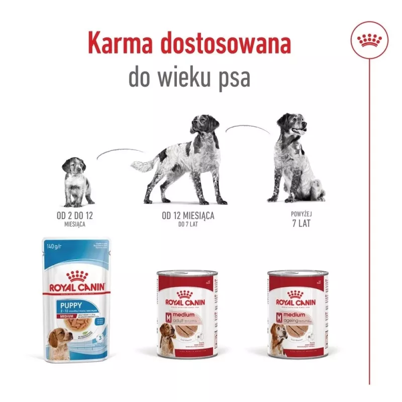 ROYAL CANIN SHN Medium Ageing Loaf scatoletta 410 g