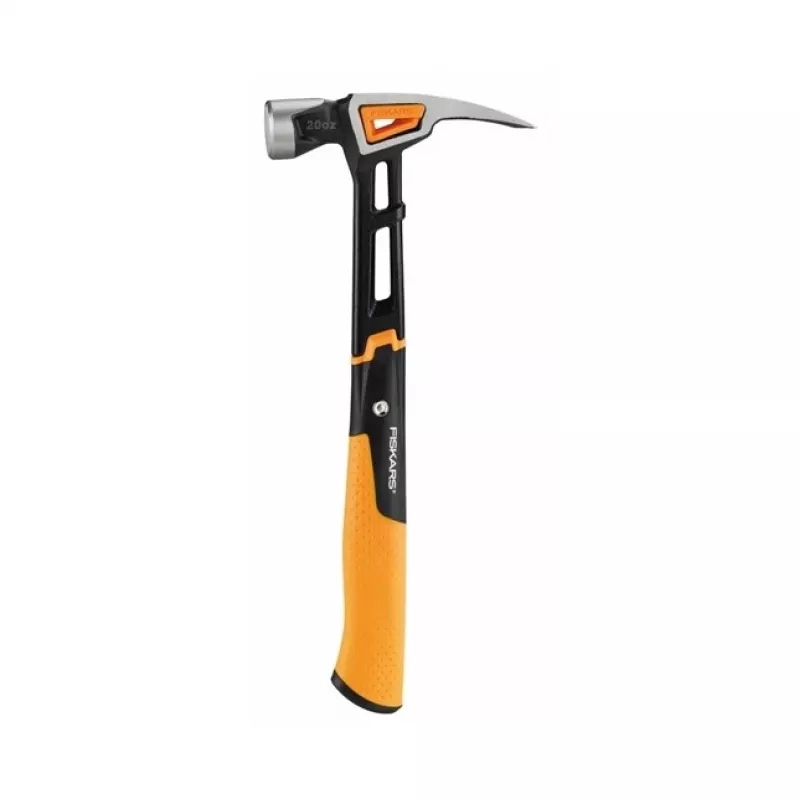 Fiskars 1020214 martello a penna nero, metallico, arancione