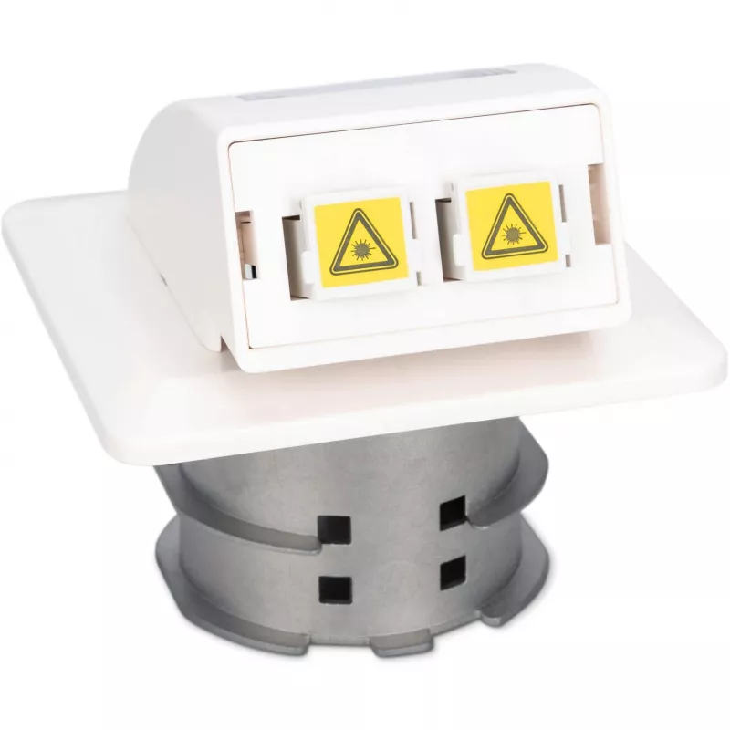 Presa a muro in fibra ottica FTTH da incasso Digitus DN-93201 adattatore SC/LC 86x30x86mm