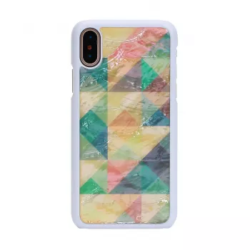 Custodia protettiva iKins per iPhone XS/S Mosaik bianco