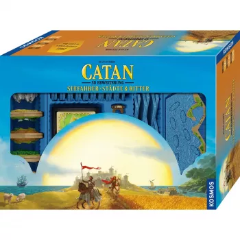 Gioco da tavolo Kosmos KOO Catan 3D – set di espansione Seefahrer + Städte & Ritter