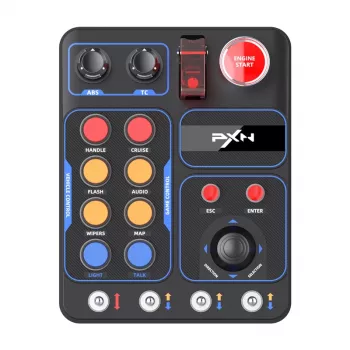 Box di controllo pannello pulsanti PXN PXN-CB1 per simracing — pannello esterno con più pulsanti