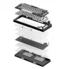 Kit barebone meccanico per tastiere AKKO Monsgeek M1 V5 ISO Dark Night, layout ISO, barebone