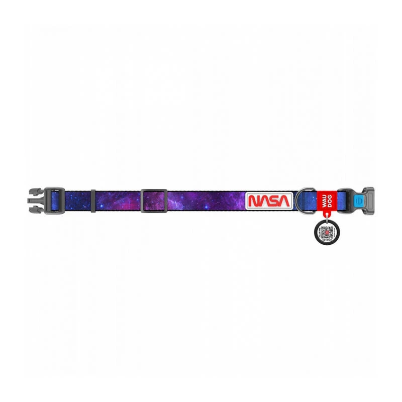 Collare per cani Waudog NASA21 in nylon taglia M, larghezza 20 mm