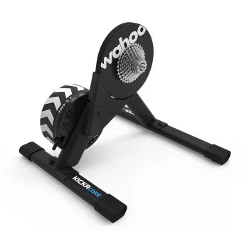 Smart trainer Wahoo KICKR CORE 2 — rullo magnetico per bici, trasmissione a cinghia, 1800 W max., compatibile con cassetta 11 velocità, Bluetooth/Wi‑Fi/ANT+
