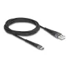 Cavo USB DELOCK USB 2.0 2 m USB A USB C nero 81122