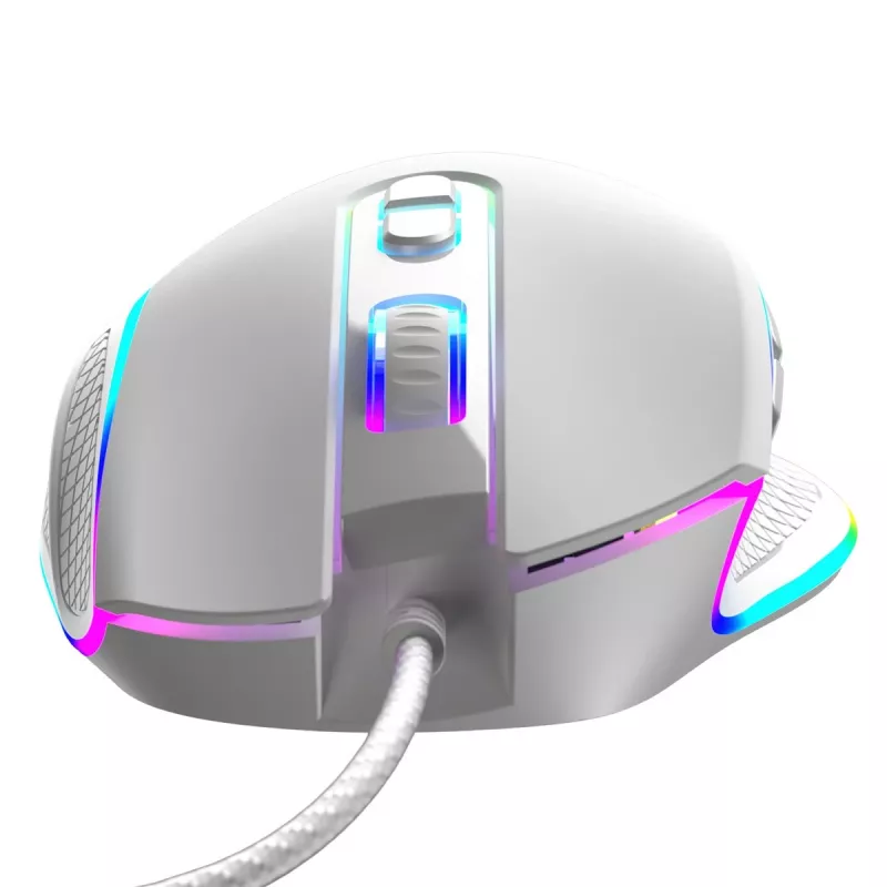 Mouse ottico con filo MODECOM Volcano Veles (bianco) — modello M-MC-VELES-200