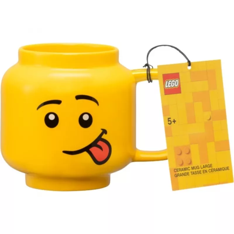 Tazza in ceramica LEGO Silly, grande gialla
