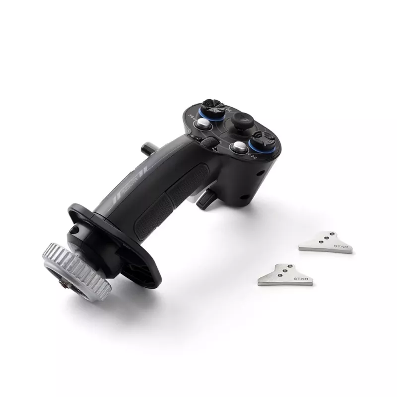 Impugnatura aggiuntiva per flightstick Thrustmaster Sol-R 3 AVA, nero, USB Type-C, analogico/digitale, PC, 75×115×200 mm