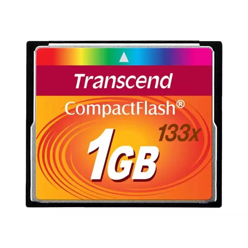 Transcend - Scheda di memoria flash - 1GB - 133x - CompactFlash Card (TS1GCF133)