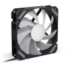 SHARKOON SHARK Mirror RGB PWM 120 mm ventola per case, 1500 RPM, nero