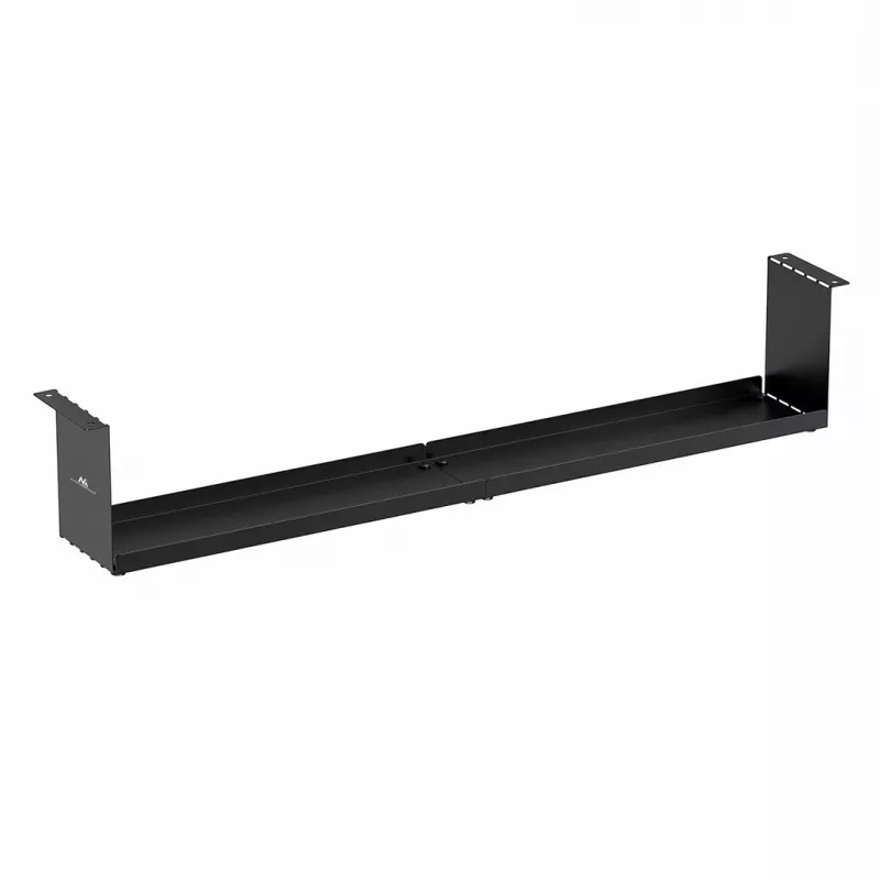 Maclean organizer cavi compatto sotto la scrivania, carico max 5 kg, nero, MC-107 B