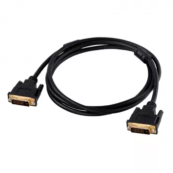 Cavo DVI-D Dual-Link Akyga AK-AV-06 (24+1), connettore maschio su connettore maschio, 1,8 m, nero