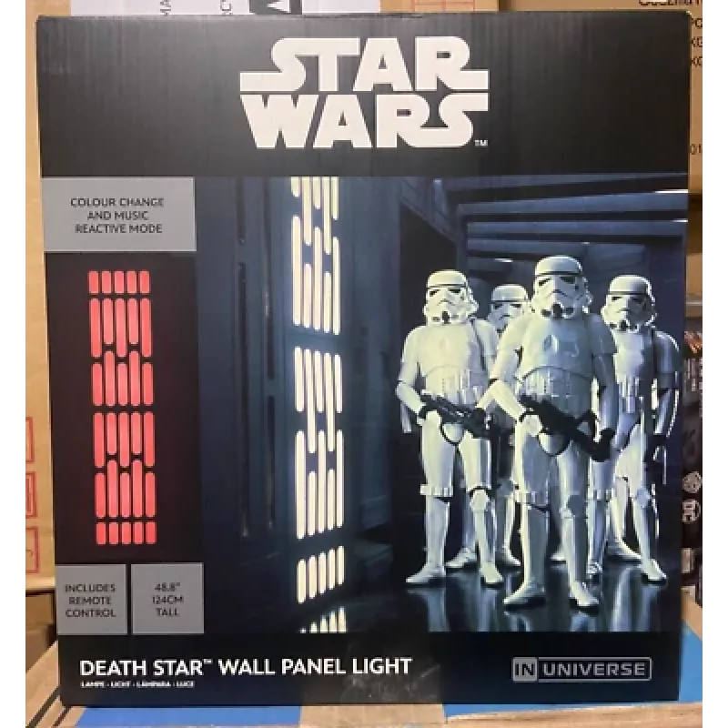 Applique da parete Paladone PP13141SW LED design Star Wars, applique LED da parete