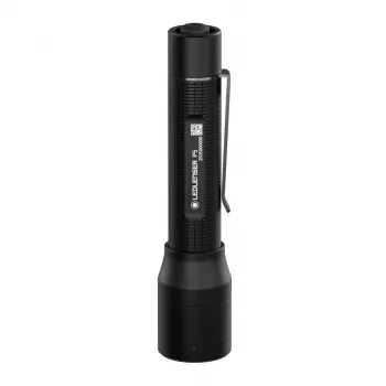 Torcia a mano Ledlenser P5 nero, LED, 140 lm, batteria AA, IP54, alluminio, clip da tasca