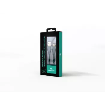 Cavo dati e di ricarica Type-C USB, 1,5 m, verde