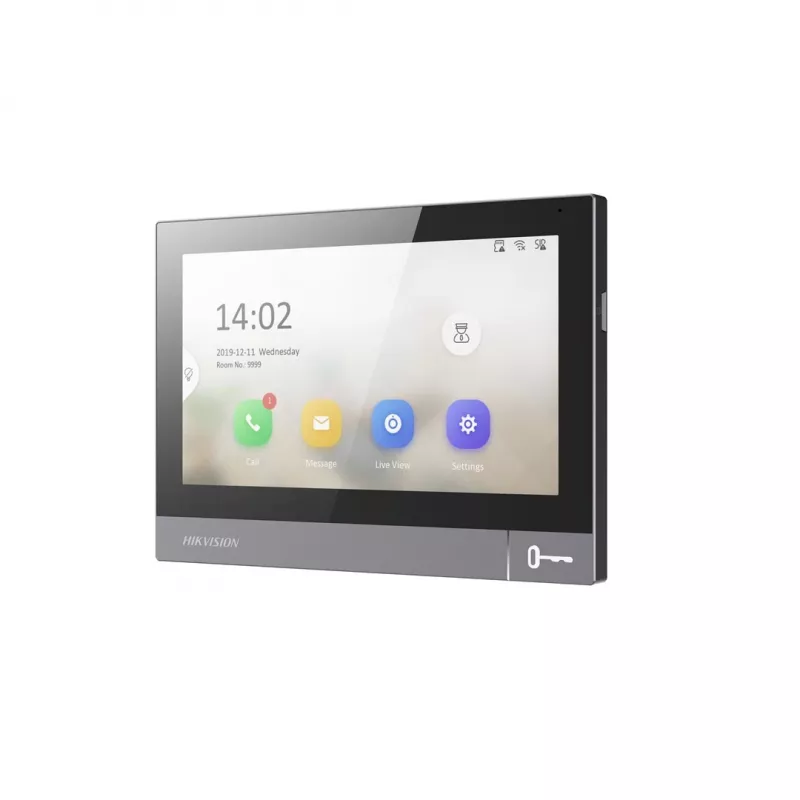 Videocitofono interno Hikvision DS-KH8381-WTE1 7 pollici 1024x600, PoE, Wi‑Fi, MicroSD