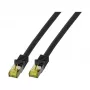 EFB-Elektronik Cavo patch RJ45 Cat.6A S/FTP LSZHCat.7 cavo grezzo nero 7,5m Produttore: EFB Elektronik (MK7001.7,5B)