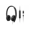 Lenovo 4XD1P83425 cuffie/headset con cavo head-band chiamate/musica USB Type-A nero
