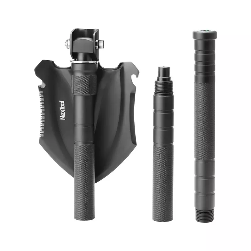 Pala Nextool NE20206 media multifunzionale, manico in alluminio, lunghezza 830 mm, larghezza 140 mm, 1,03 kg