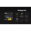 Nitecore HC70 UHE torcia frontale, 1600 lm, 6 LED, IP68, ricaricabile via USB, alluminio, 172 g, nera